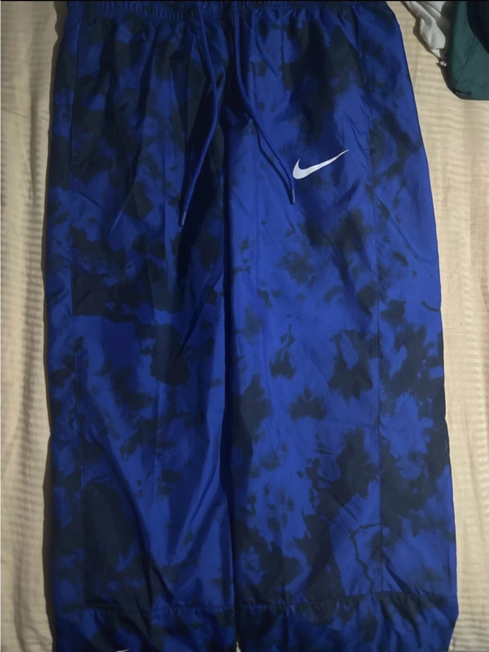 Nike women’s Blue and Black Tie-Dye Pants